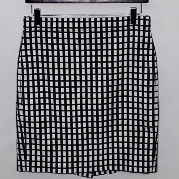 J. Crew Factory The Pencil Skirt Windowpane - 4p - Picture 1 of 5